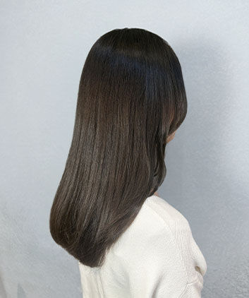 ネモフィラでカラーした直後の写真